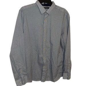 A[X]ist Men's Geometric Multicolor Button Down Shirt Large